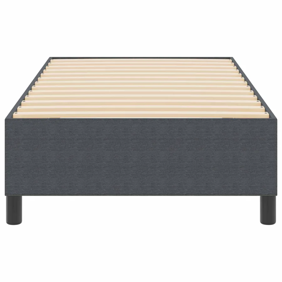 Cadre de lit plateforme Gris foncé 80 x 200 cm - 5
