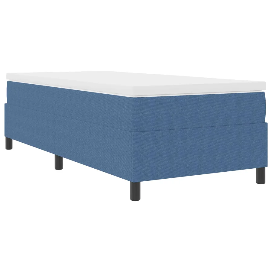 Cadre de lit plateforme Bleu 90 x 200 cm - 4