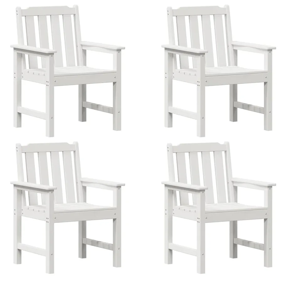Chaise de jardin 4 pcs Gris clair 65,5 x 59 x 88 cm - 14
