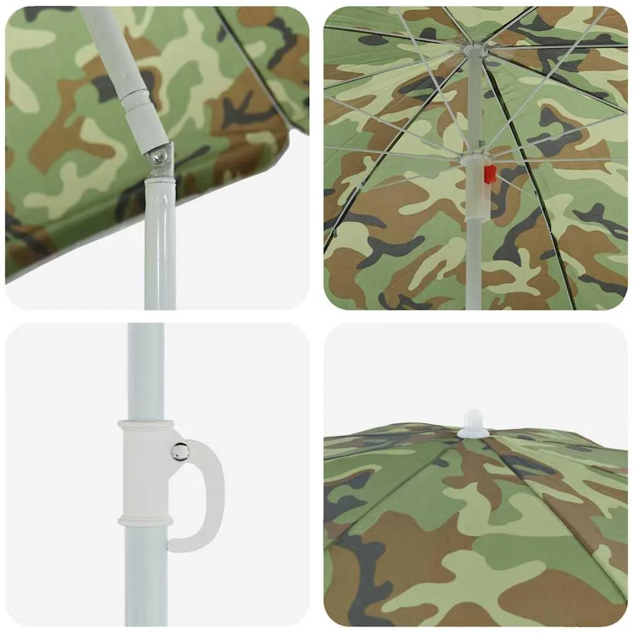 Parasol de jardin polyester 170T Camouflage - 5
