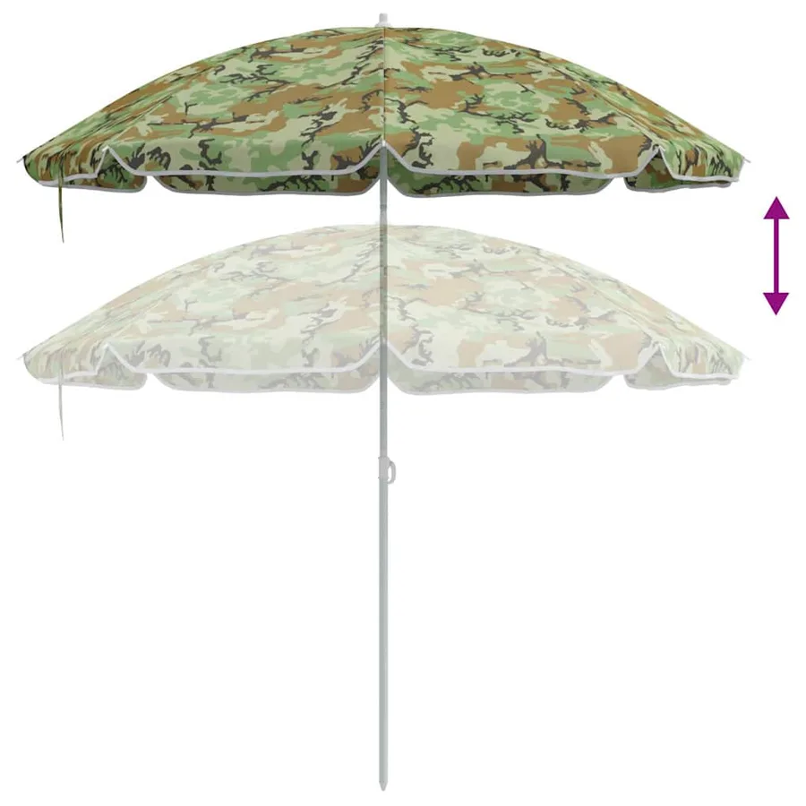 Parasol de jardin polyester 170T Camouflage - 6