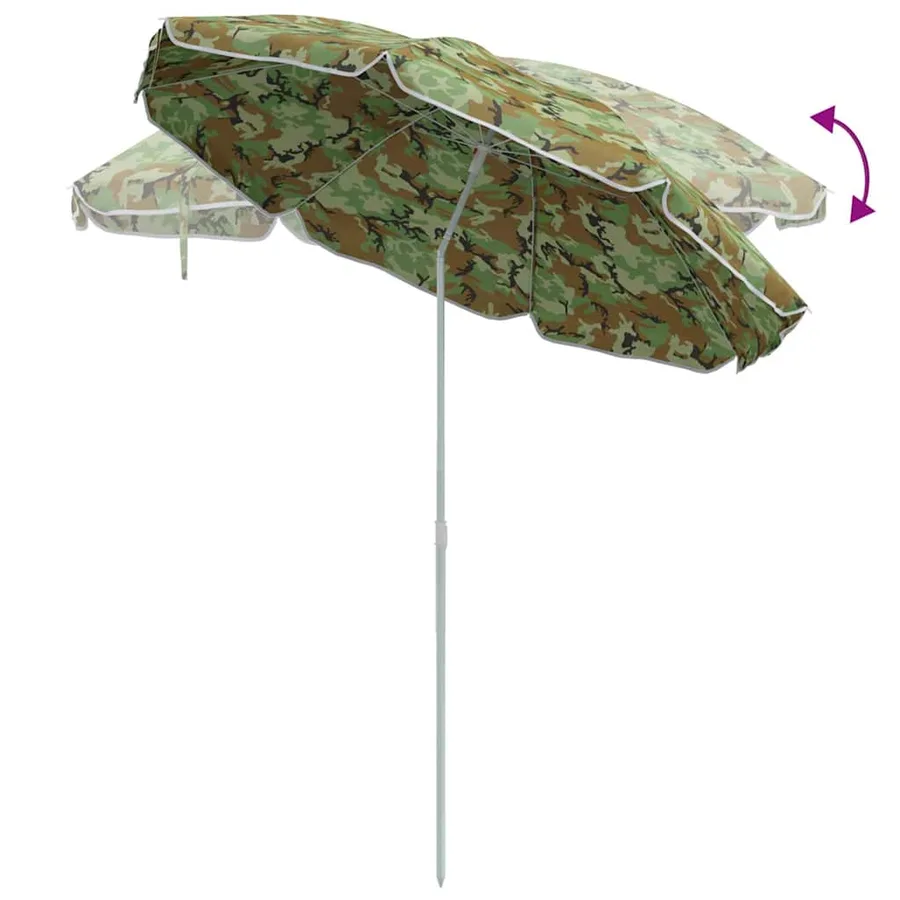 Parasol de jardin polyester 170T Camouflage - 7