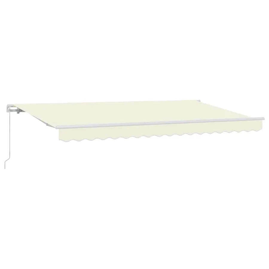 Auvent Rétractable Crème 350 x 200 cm tissu - 2