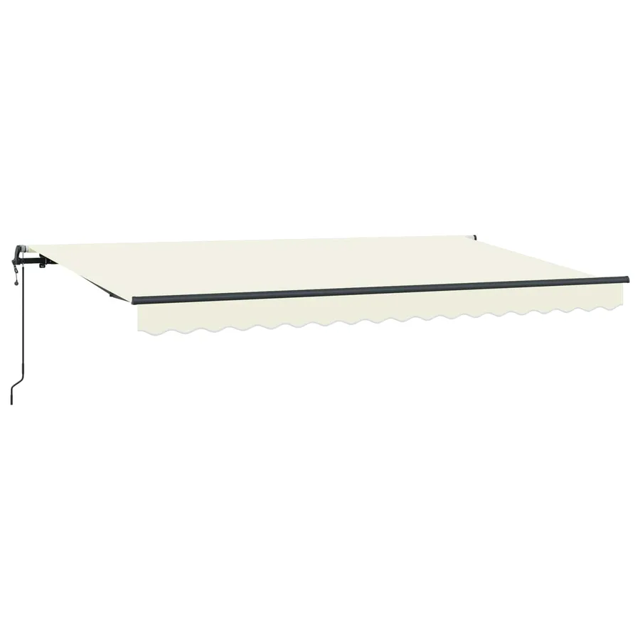 Auvent Rétractable Crème 400 x 200 cm tissu - 2