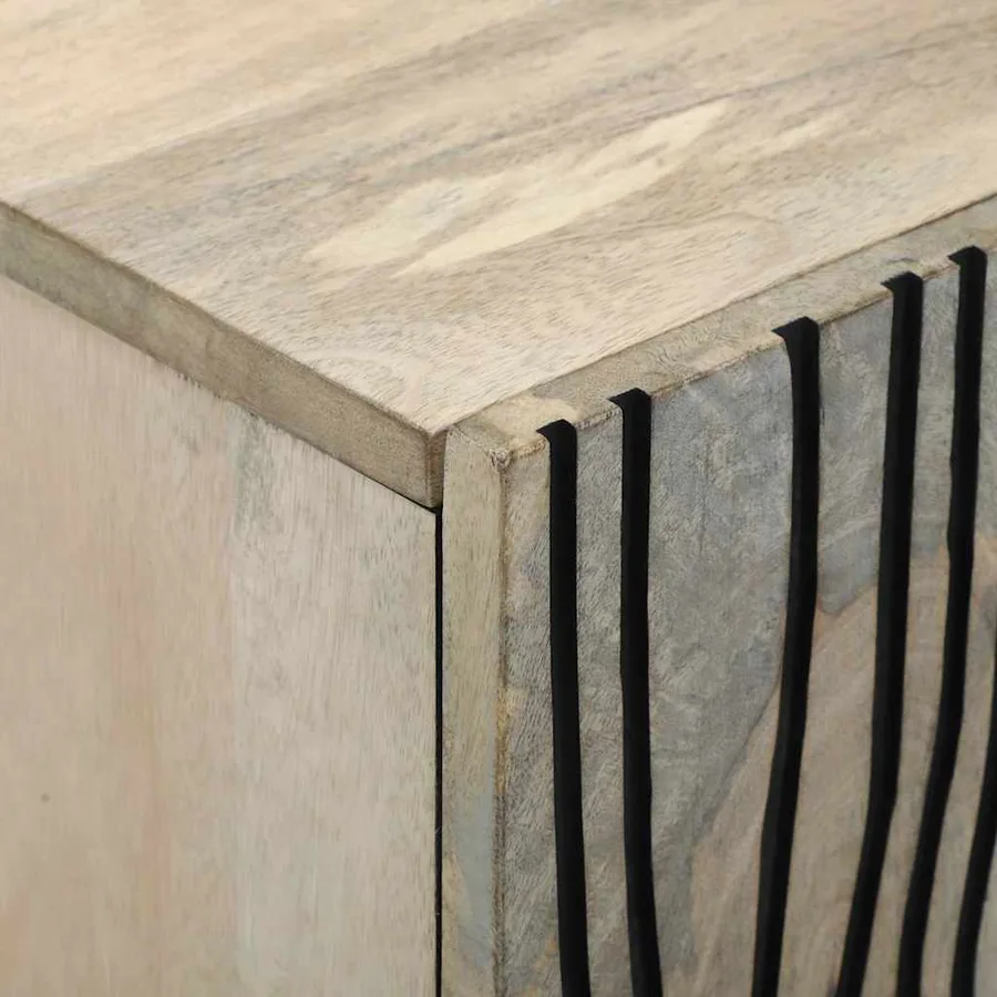 Unites TV Blanc 105 x 33 x 46 cm Bois d'ingénierie - 6