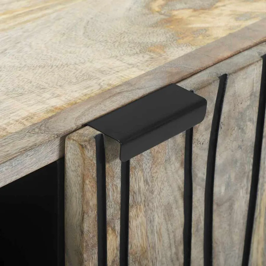 Unites TV Blanc 105 x 33 x 46 cm Bois d'ingénierie - 7