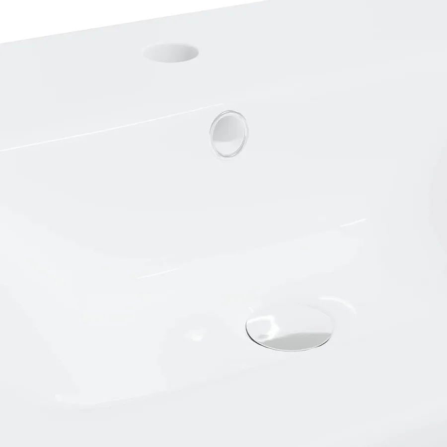 Ensemble de mobilier de salle de bain 4 pcs Chêne noir - 16