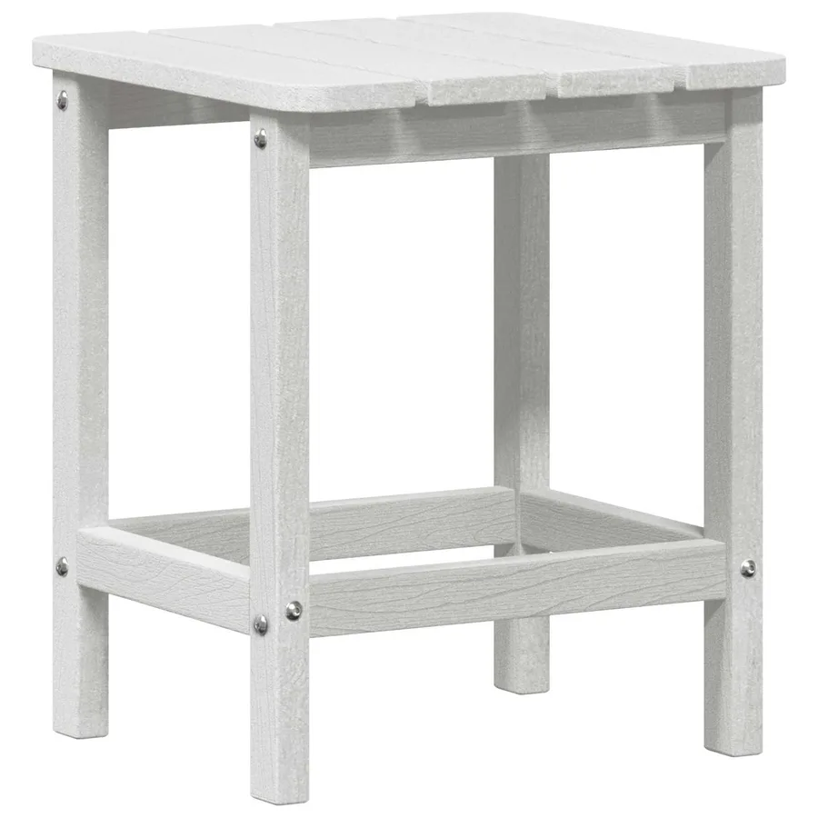 Table d'appoint Blanc 38 x 38 x 46 cm Polyéthylène - 2