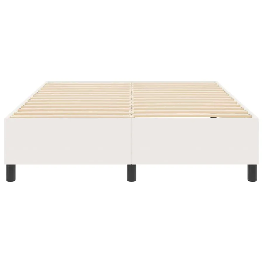 Cadre de lit plateforme Crème 140 x 190 cm - 5
