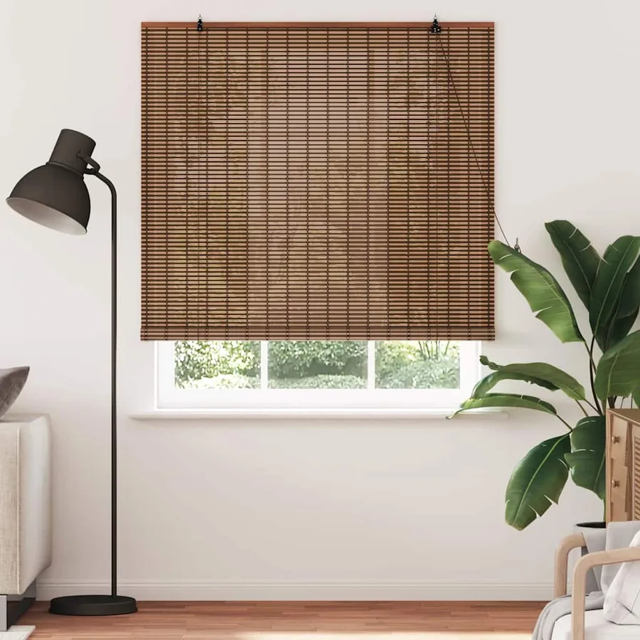 Store enrouleur Marron 140 x 220 cm Bambou - 3