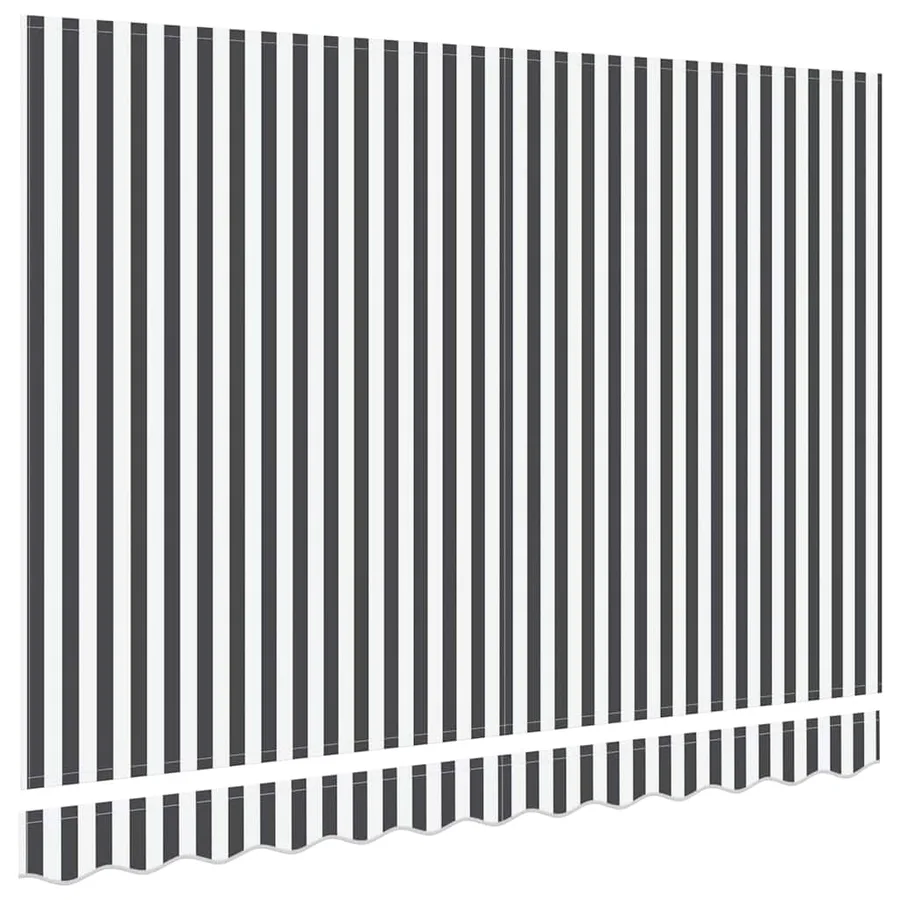 Toile de rechange pour auvent Anthracite et blanc 2,5 x 2 m - 4