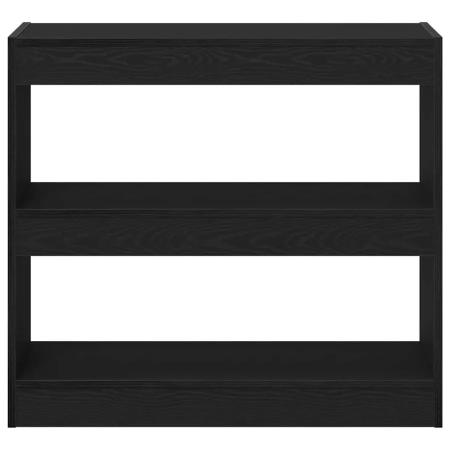 Bibliothèque 2 pcs Chêne noir 80 x 30 x 72 cm Bois d'ingénierie - 5