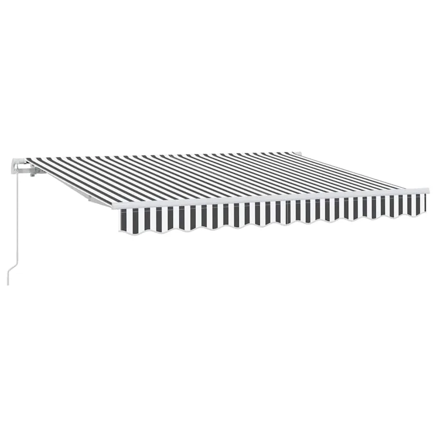 Auvent Rétractable Anthracite 300 x 200 cm tissu - 2