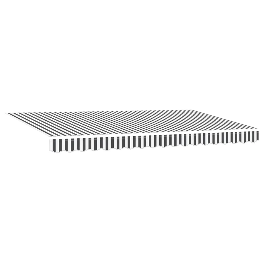 Auvent Rétractable Anthracite 400 x 200 cm tissu - 4