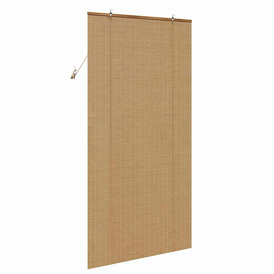 Store enrouleur Marron 100 x 220 cm Bambou - 5