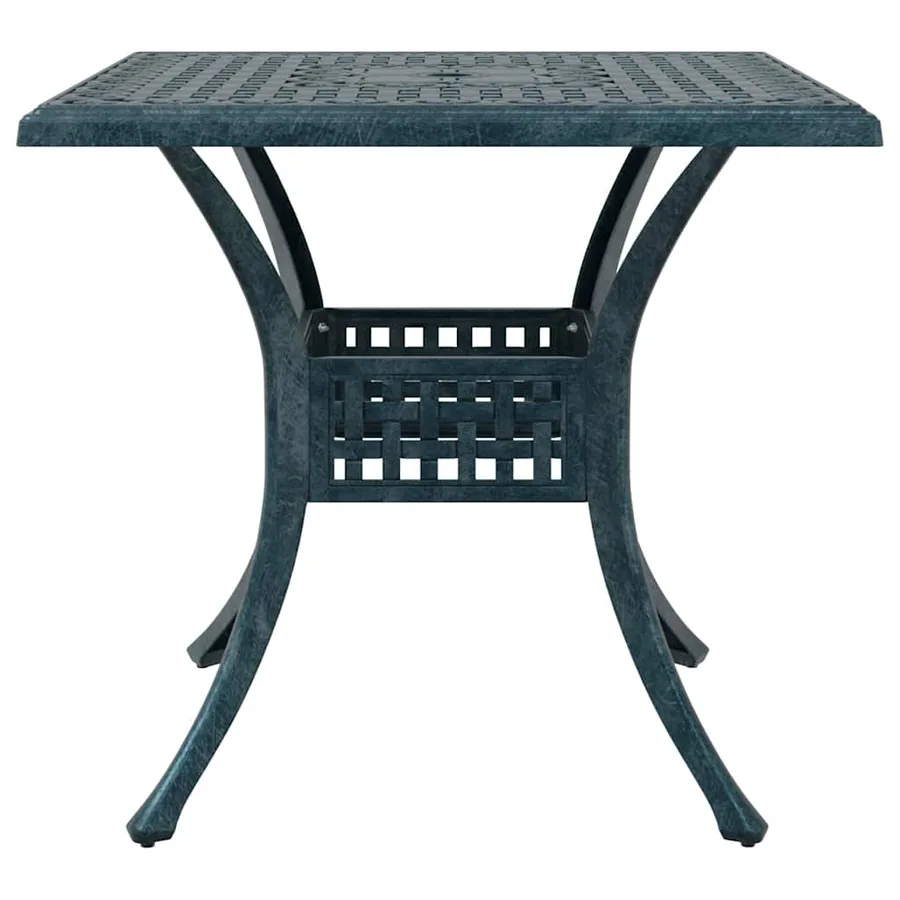 Ensemble de tables de jardin 5 pcs Vert Aluminium coulé - 9