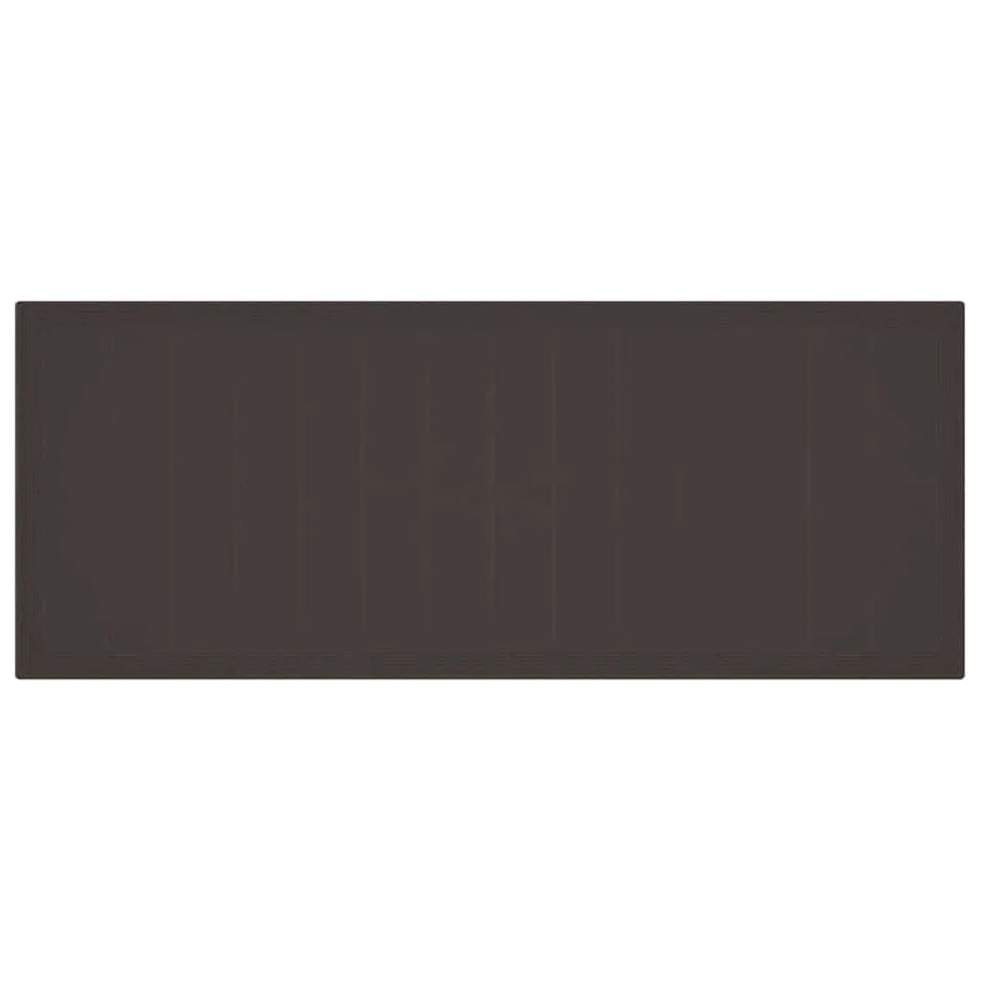 Table de Jardin Marron 250 x 100 x 73 cm polyrotin - 6