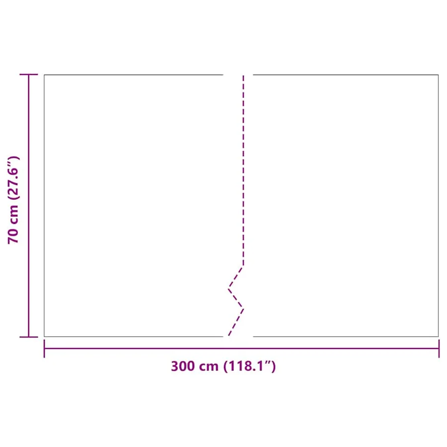 Barrière anti-racines Noir 0,7 x 3 m Polyéthylène - 9