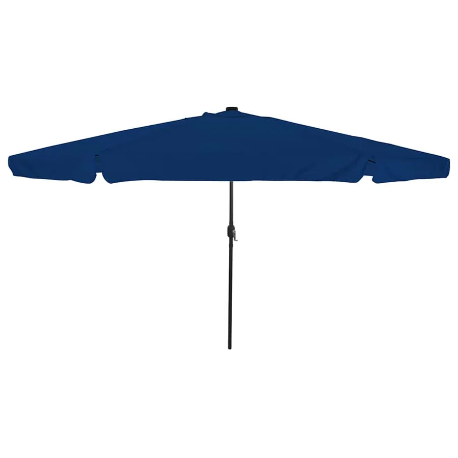 Parasol de jardin 395 x 395 x 245 cm Polyester Rond Azur