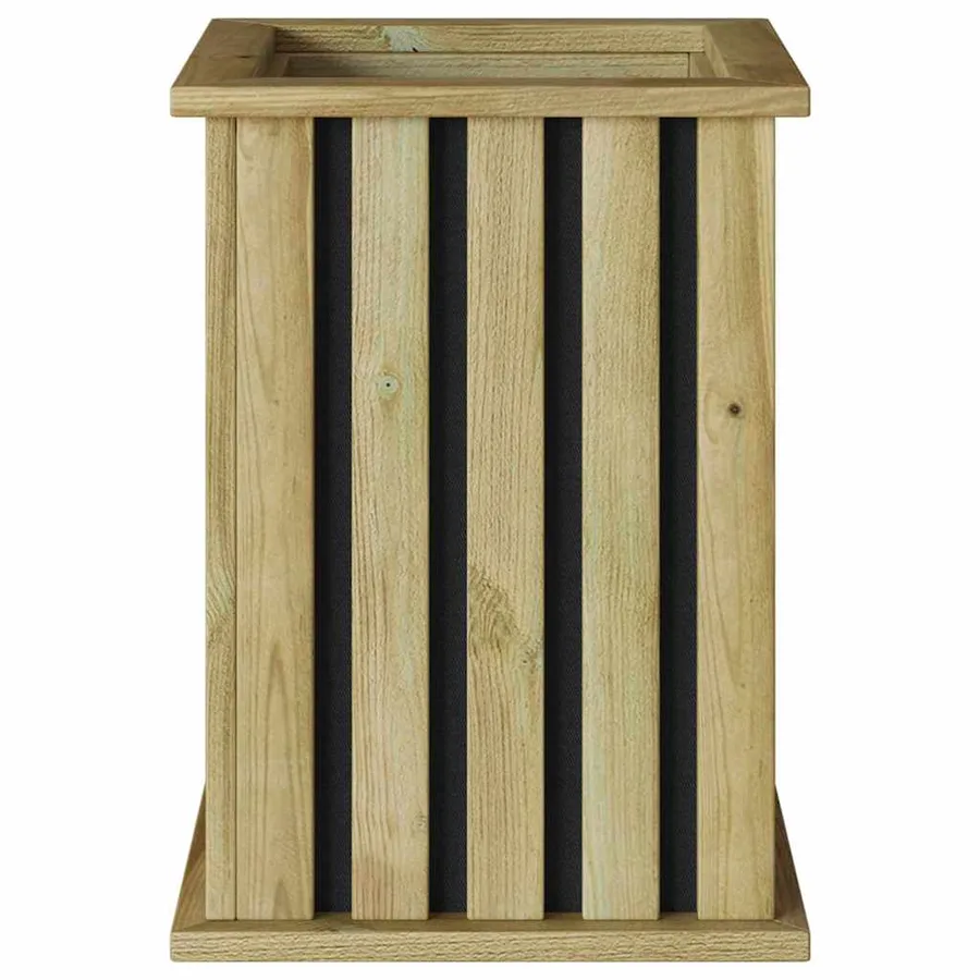 Caisses de plantation Marron 33 x 33 x 45 cm Pinède imprégnée - 5