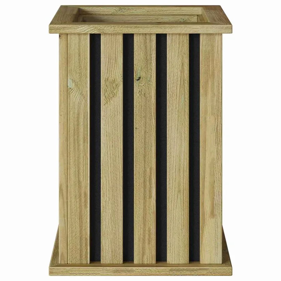 Caisses de plantation Marron 33 x 33 x 45 cm Pinède imprégnée - 6