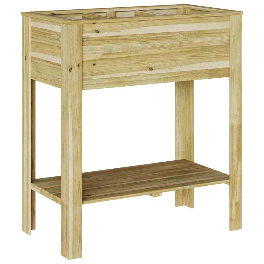 Jardin haut Marron 85,5 x 46,5 x 96 cm Pinède imprégnée - 2