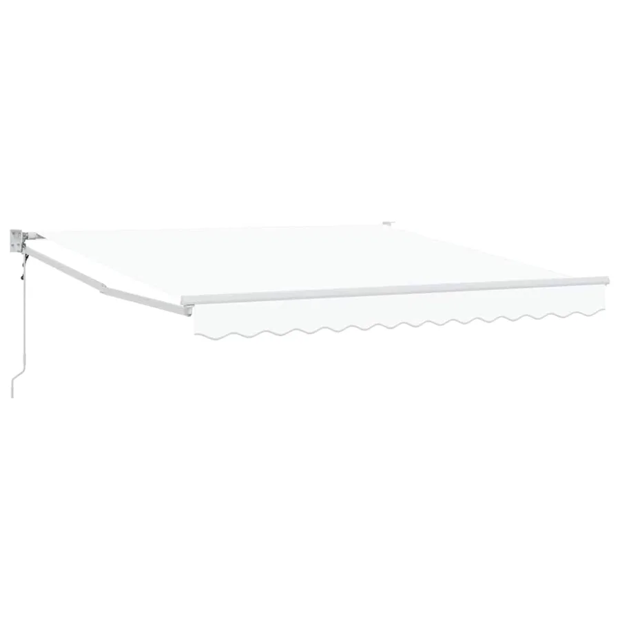 Auvent rétractable Blanc 300 x 250 x 165 cm Polyester et métal - 2