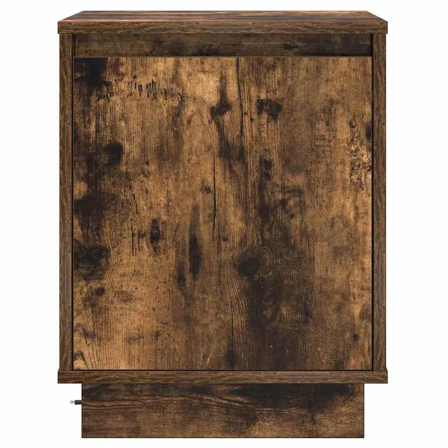 Cabinet de chevet Chêne fumé 39 x 34,5 x 50 cm - 6