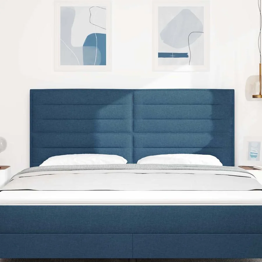 Tête de lit Bleu 180 cm tissu - 3