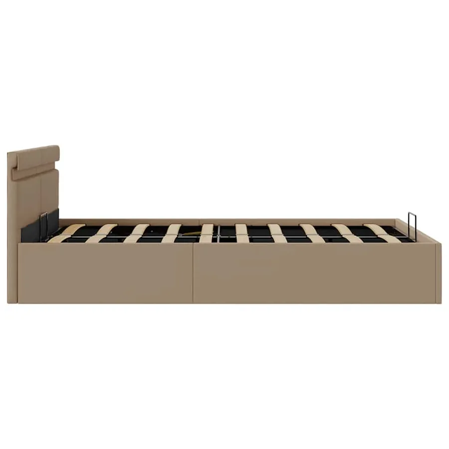 Cadre de lit à rangement hydraulique sans matelas 140x200 cm - 7