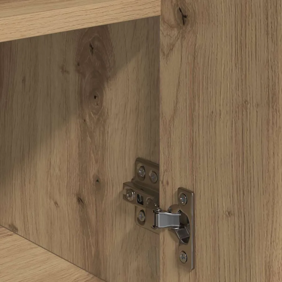 Buffet Chêne artisanal 60 x 31 x 70 cm Bois d'ingénierie - 9