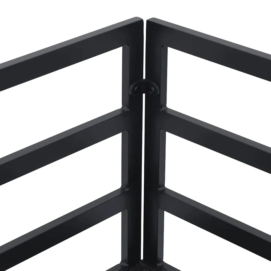 Ensemble de canapé de jardin avec coussin 13 pcs Noir Aluminium - 9