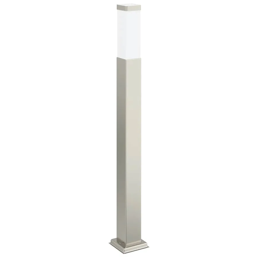 Bornes lumineuses lot de 3 80 cm acier inoxydable IP44 - 4