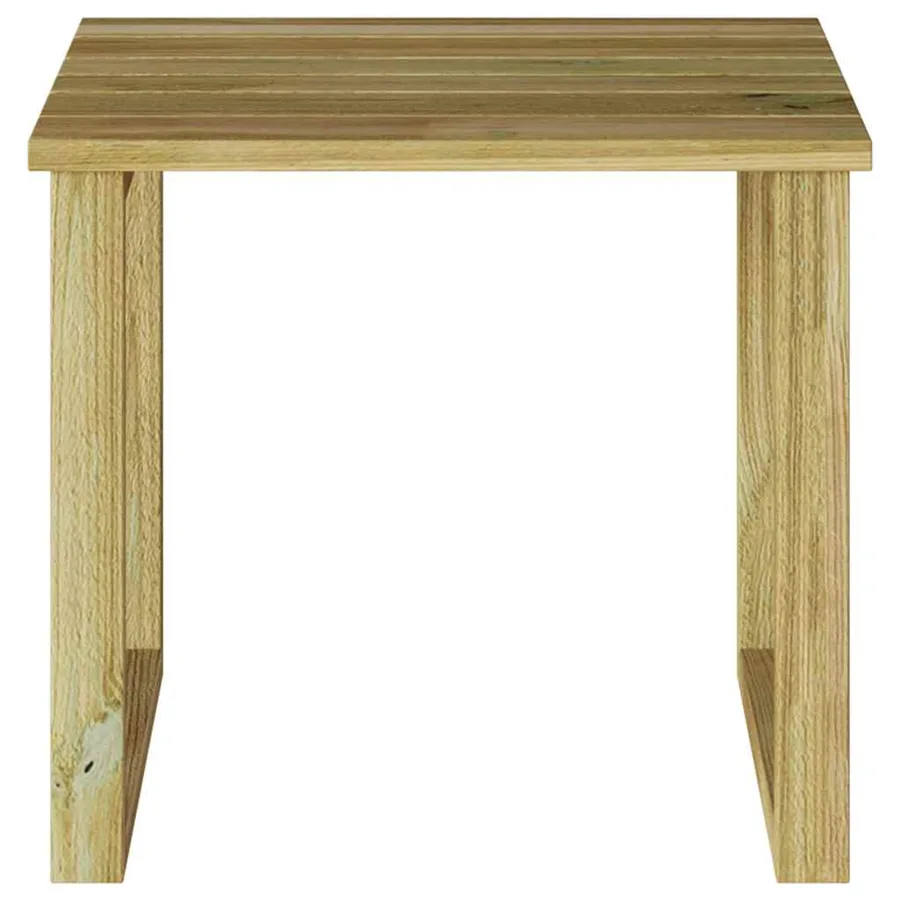 table Naturel 40 x 40 x 36 cm Pinède imprégnée - 5