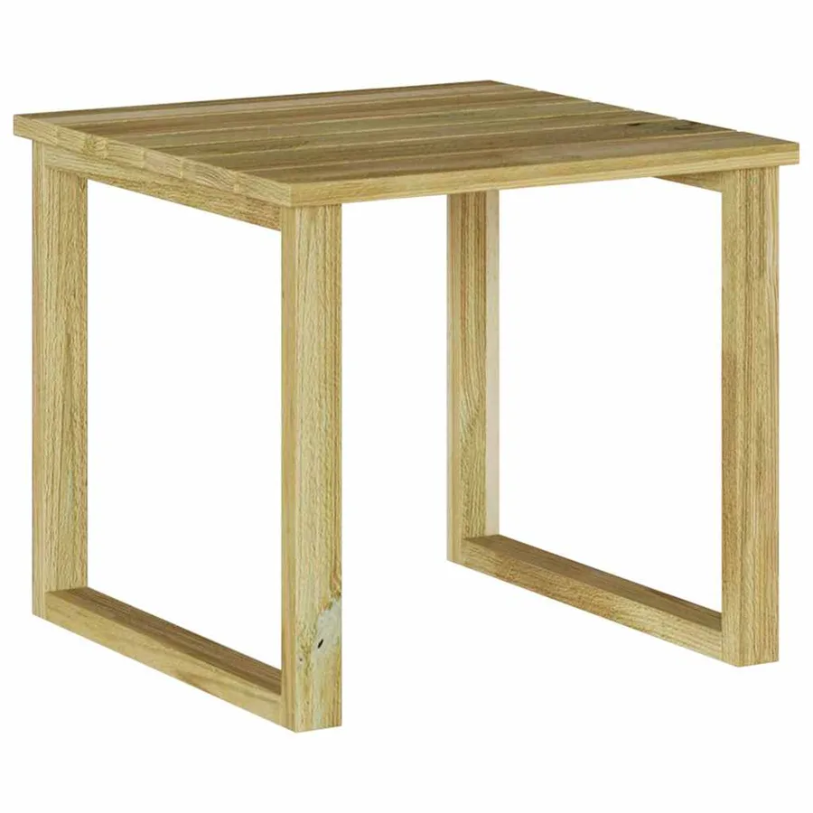 table Naturel 40 x 40 x 36 cm Pinède imprégnée - 7