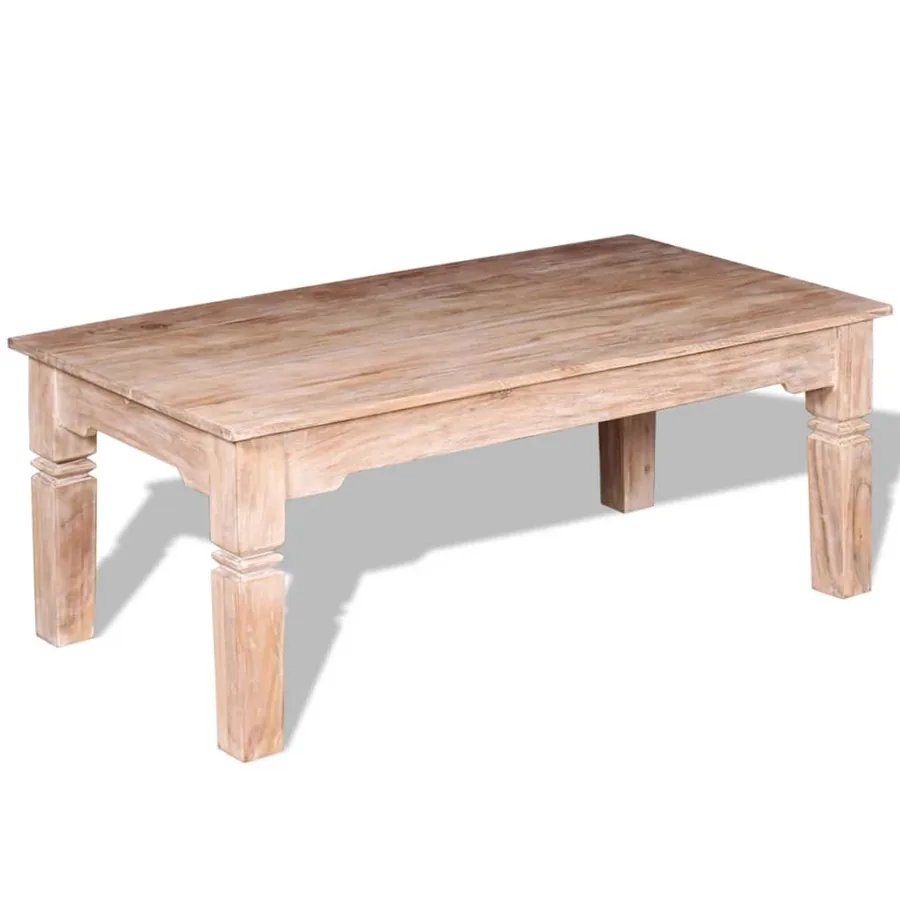Table basse Bois d'acacia 110x60x45 cm - 5