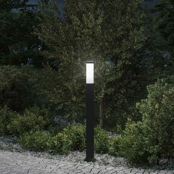 Borne lumineuse 80 cm noire IP44