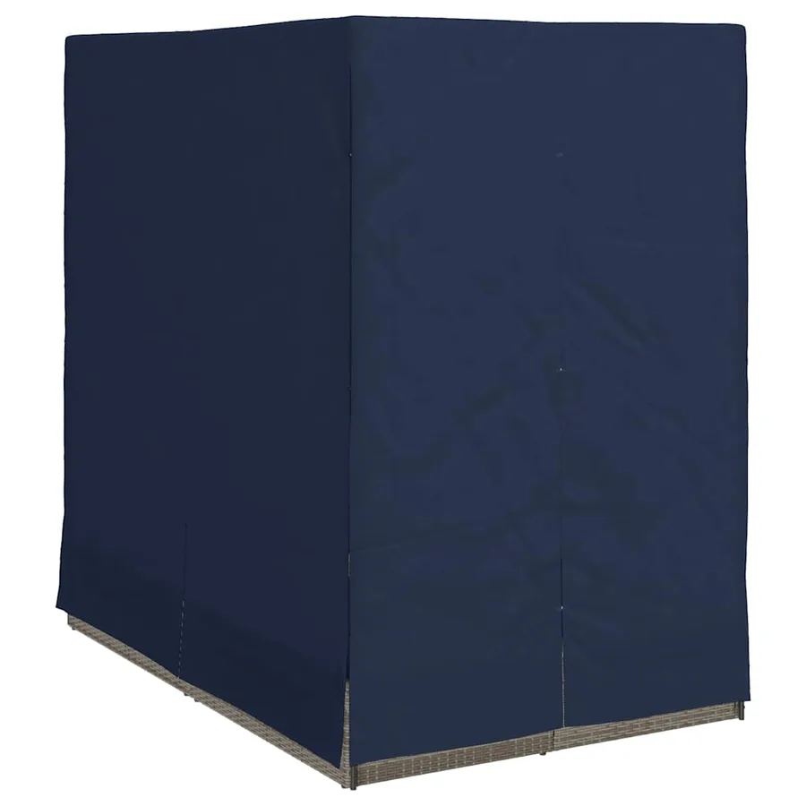 Transat double Réglable Noir 205 x 129 x 200 cm polyrotin - 4