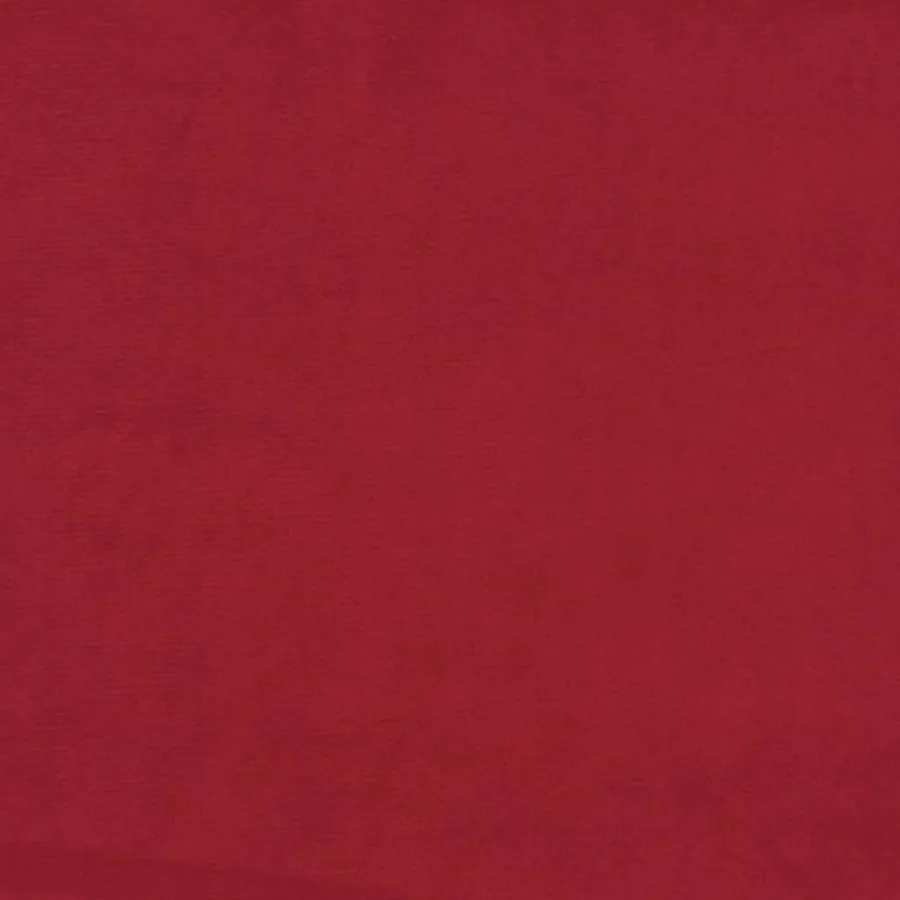 Repose-pied Rouge bordeaux 45x29,5x35 cm Velours - 5