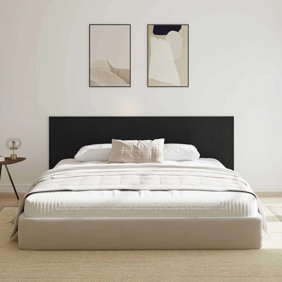 Tête de lit Chêne noir 160 x 1,5 x 80,5 cm Bois d'ingénierie - 3