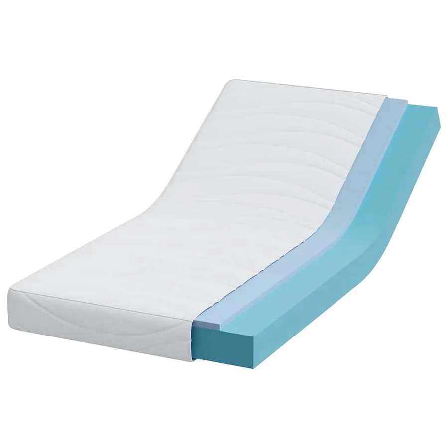 Matelas Blanc 80 x 160 cm Tissu jacquard - 3