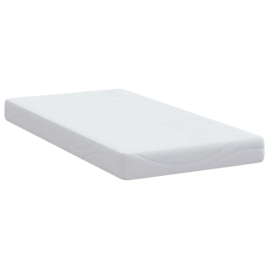 Matelas Blanc 80 x 160 cm Tissu jacquard - 5