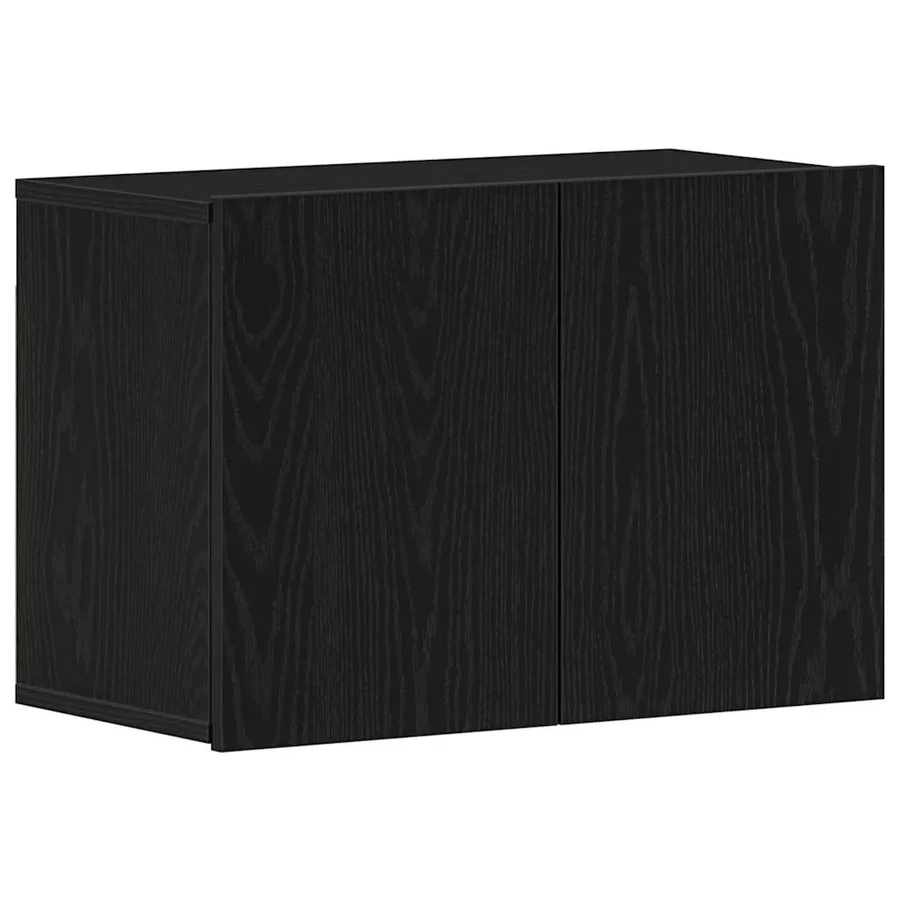 Meuble TV Chêne noir 60x30x41 cm Bois d'ingénierie - 2