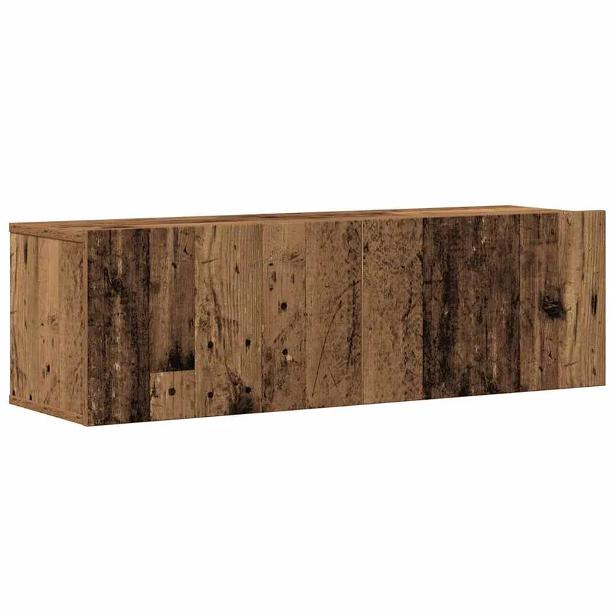 Ensemble de meuble TV mural 6 pcs vieux bois bois d'ingénierie - 4