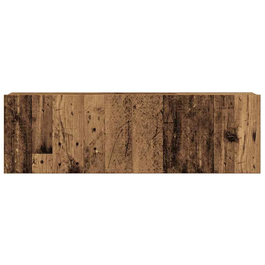 Ensemble de meuble TV mural 6 pcs vieux bois bois d'ingénierie - 5