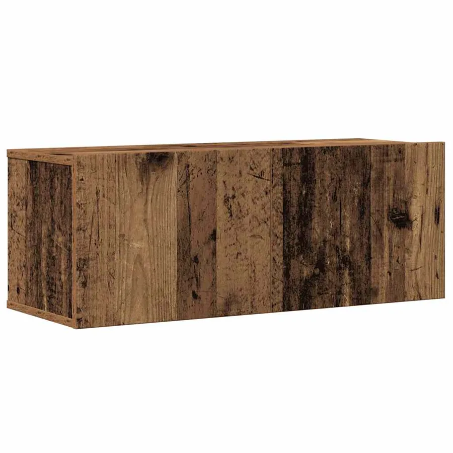 Ensemble de meuble TV mural 6 pcs vieux bois bois d'ingénierie - 6