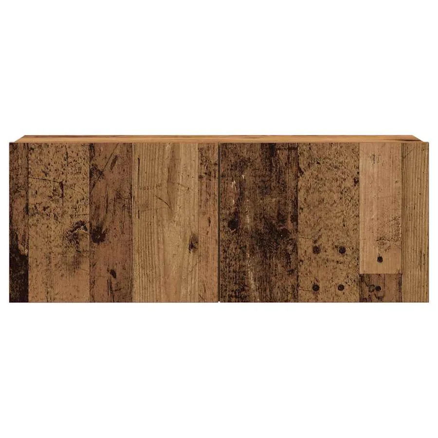 Ensemble de meuble TV mural 7 pcs vieux bois bois d'ingénierie - 5
