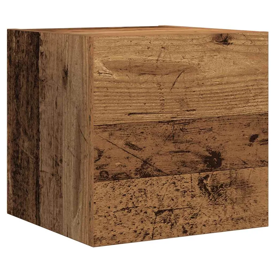 Ensemble de meuble TV mural 7 pcs vieux bois bois d'ingénierie - 6