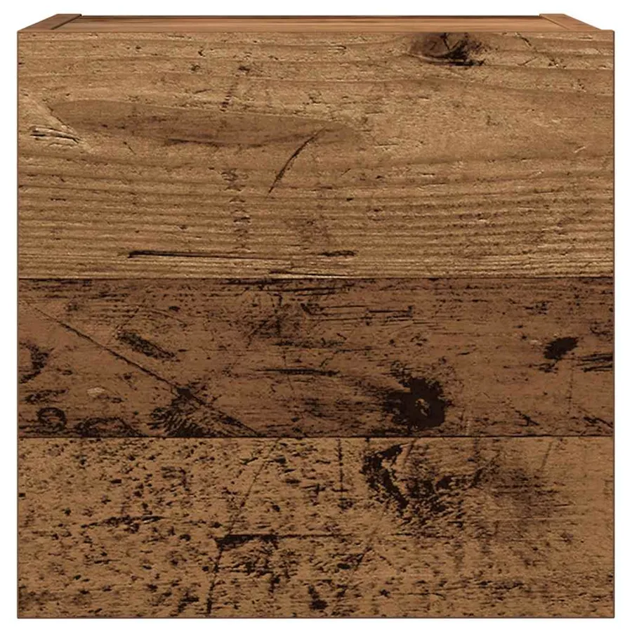Ensemble de meuble TV mural 7 pcs vieux bois bois d'ingénierie - 7
