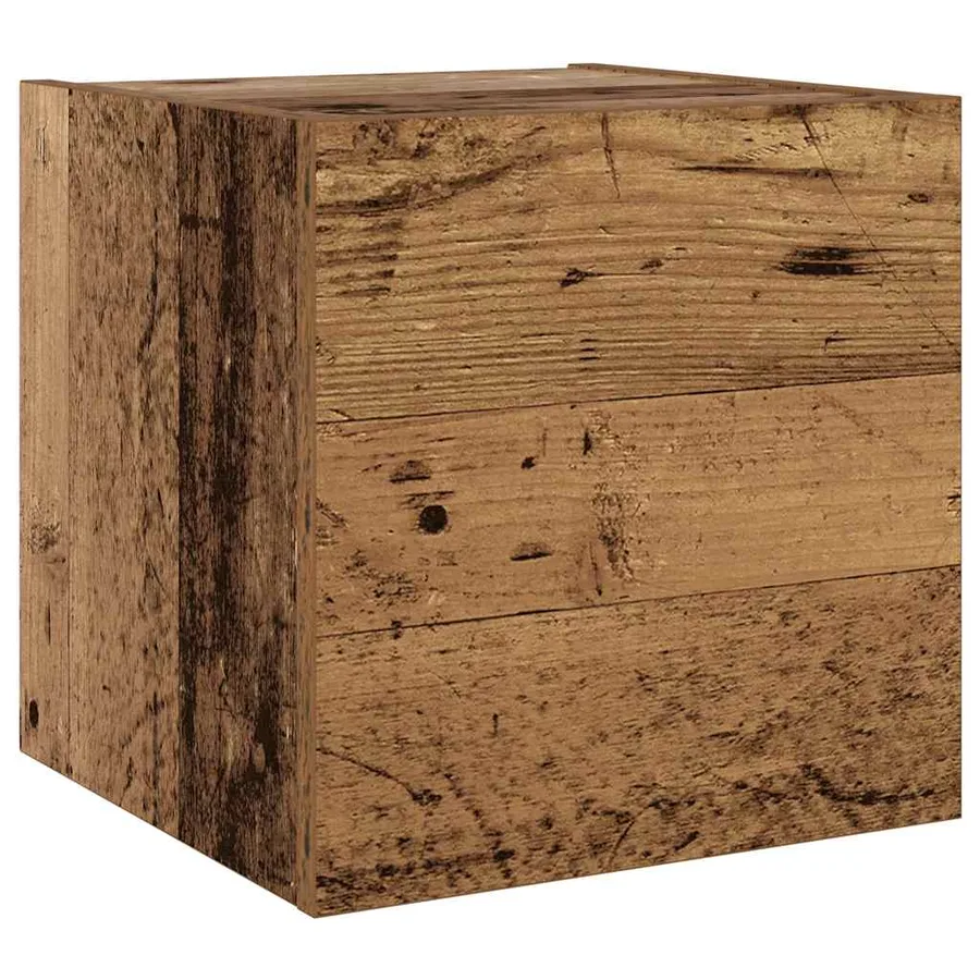 Meubles TV muraux 6 pcs vieux bois bois d'ingénierie - 6